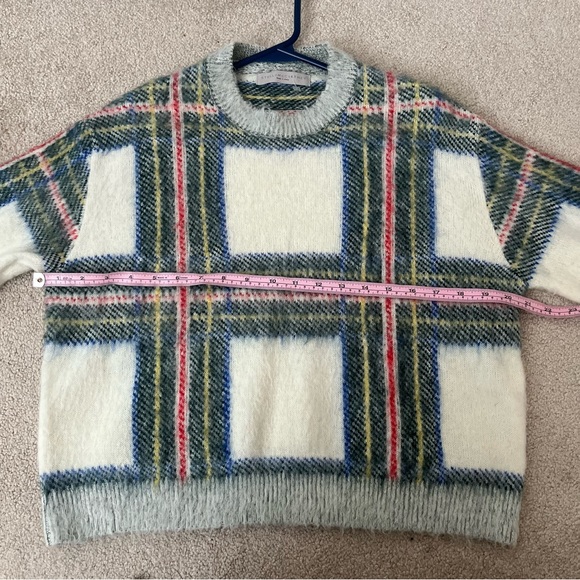 Stella McCartney Mohair Tartan Plaid Sweater - Picture 5 of 13